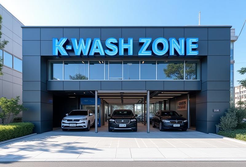 Exterior view of K-Wash Zone location in Seoul