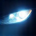 Illustration showing a restored headlight